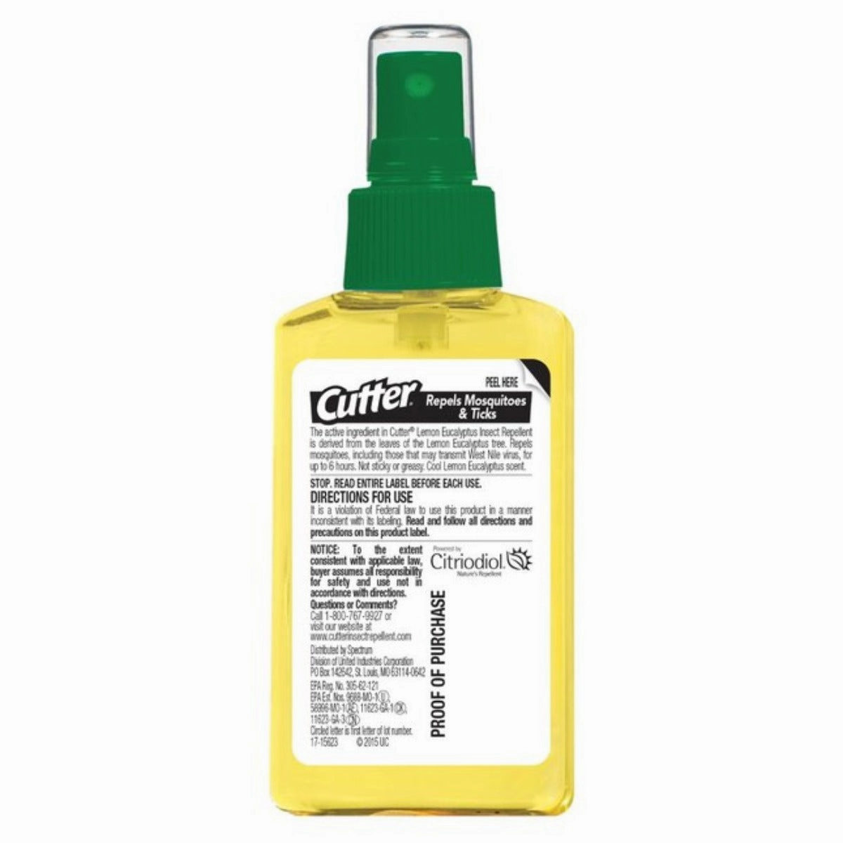 Cutter Lemon Eucalyptus Insect Repellent Pump Spray