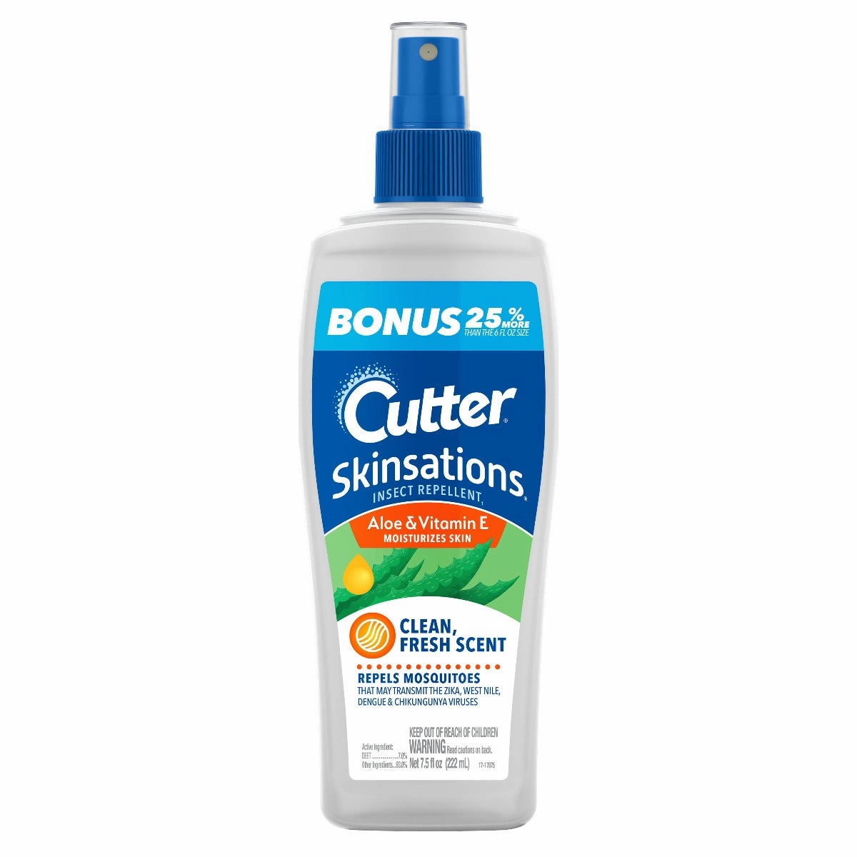 Cutter Skinsations Insect Repellent Pump Spray