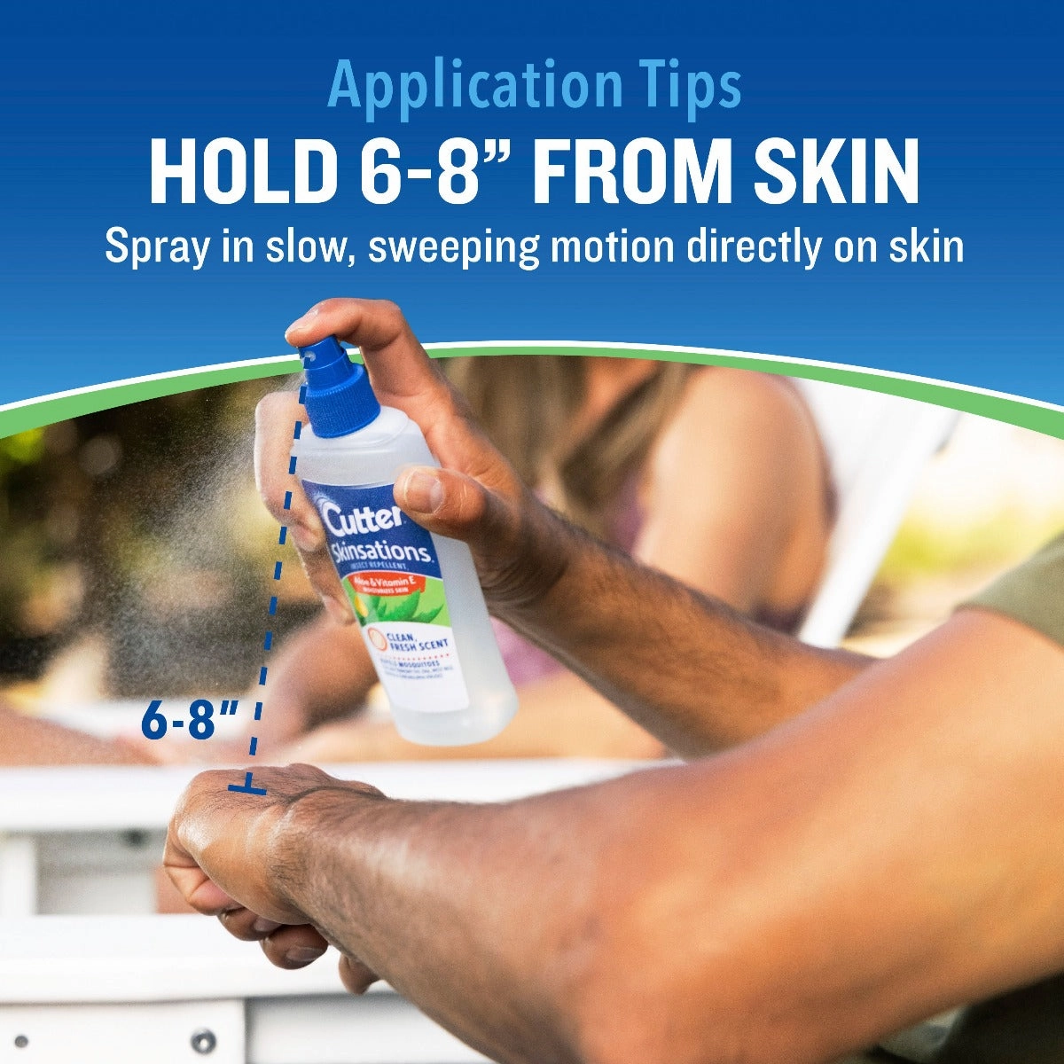 Cutter Skinsations Insect Repellent Pump Spray