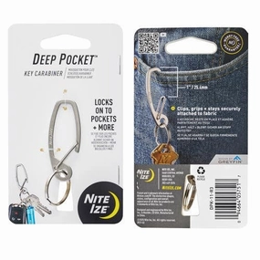 Deep Pocket Key Carabiner