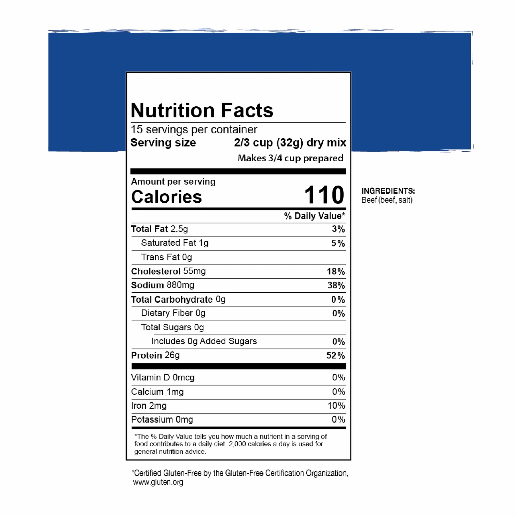 Diced Beef - #10 Can