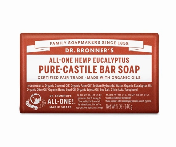 Eucalyptus Pure-Castile Bar Soap