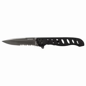 Evo Serrated Edge Titanium Coated Knife