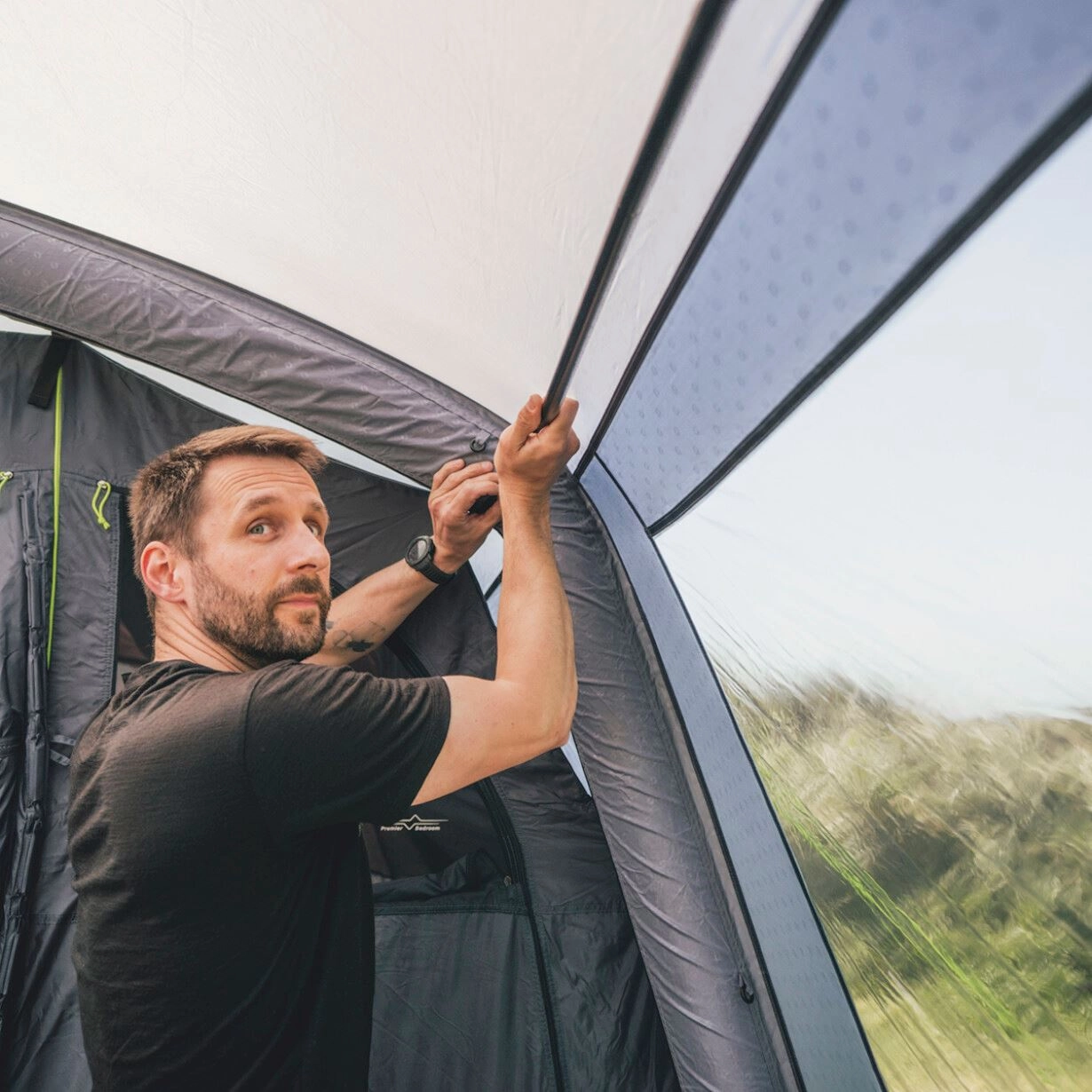 EX DISPLAY Outwell Michigan 4 Air Tent - 2025 (Copy)