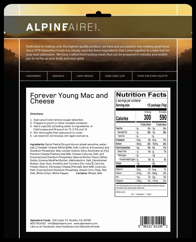 Forever Young Mac and Cheese