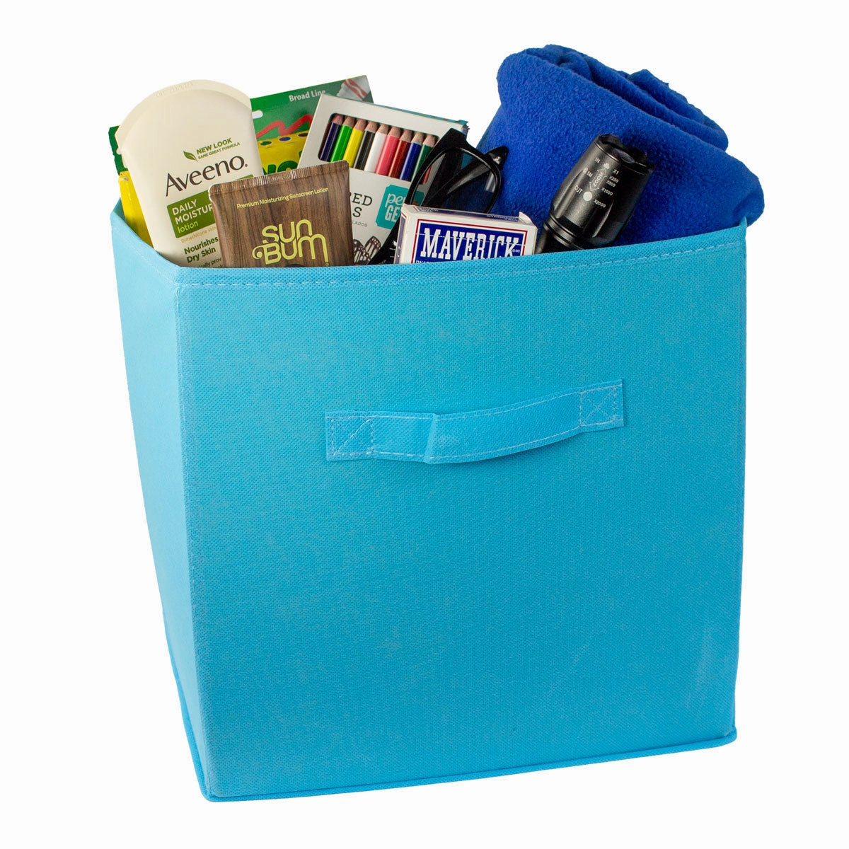 Gear Up Large Fabric Pop-Up Storage Cube