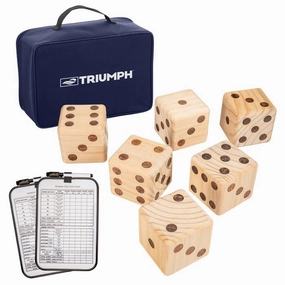 Giant Wooden Lawn Dice