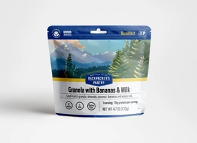 Granola with Bananas, Almonds and Milk - (1 Serving)
