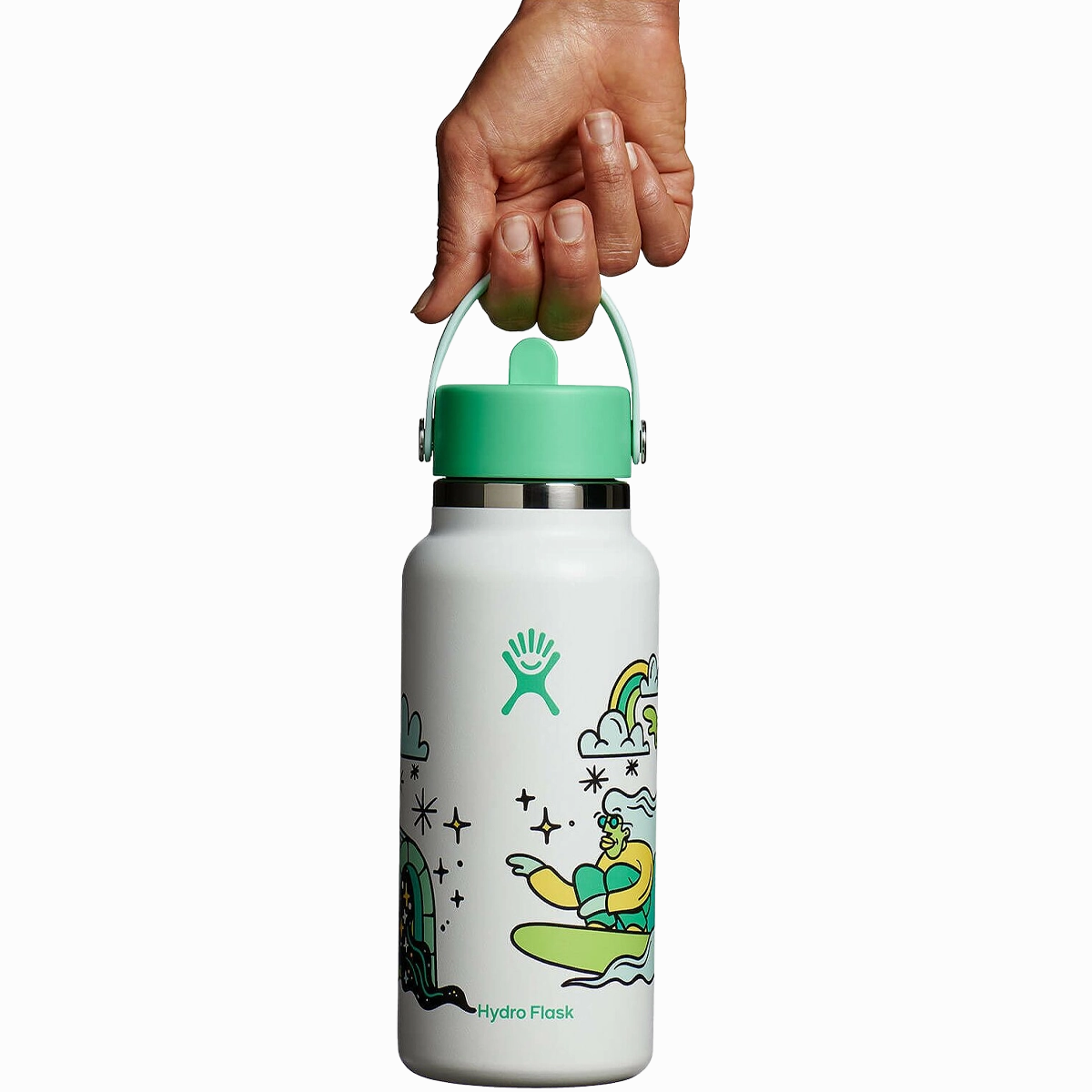 Hannah Eddy 32 oz Wide Mouth with Flex Straw Cap