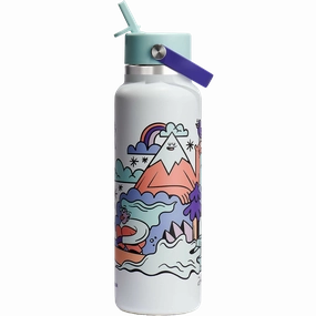 Hannah Eddy 40 oz Wide Mouth with Flex Straw Cap
