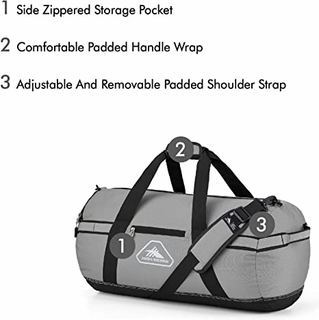 High Sierra Round Cargo Duffel Small 45L