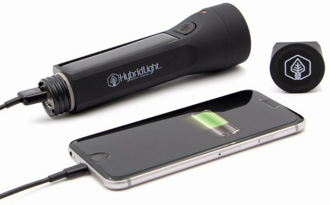 Hybrid Light Journey 200 Lumen Solar LED Flashlight & Charger