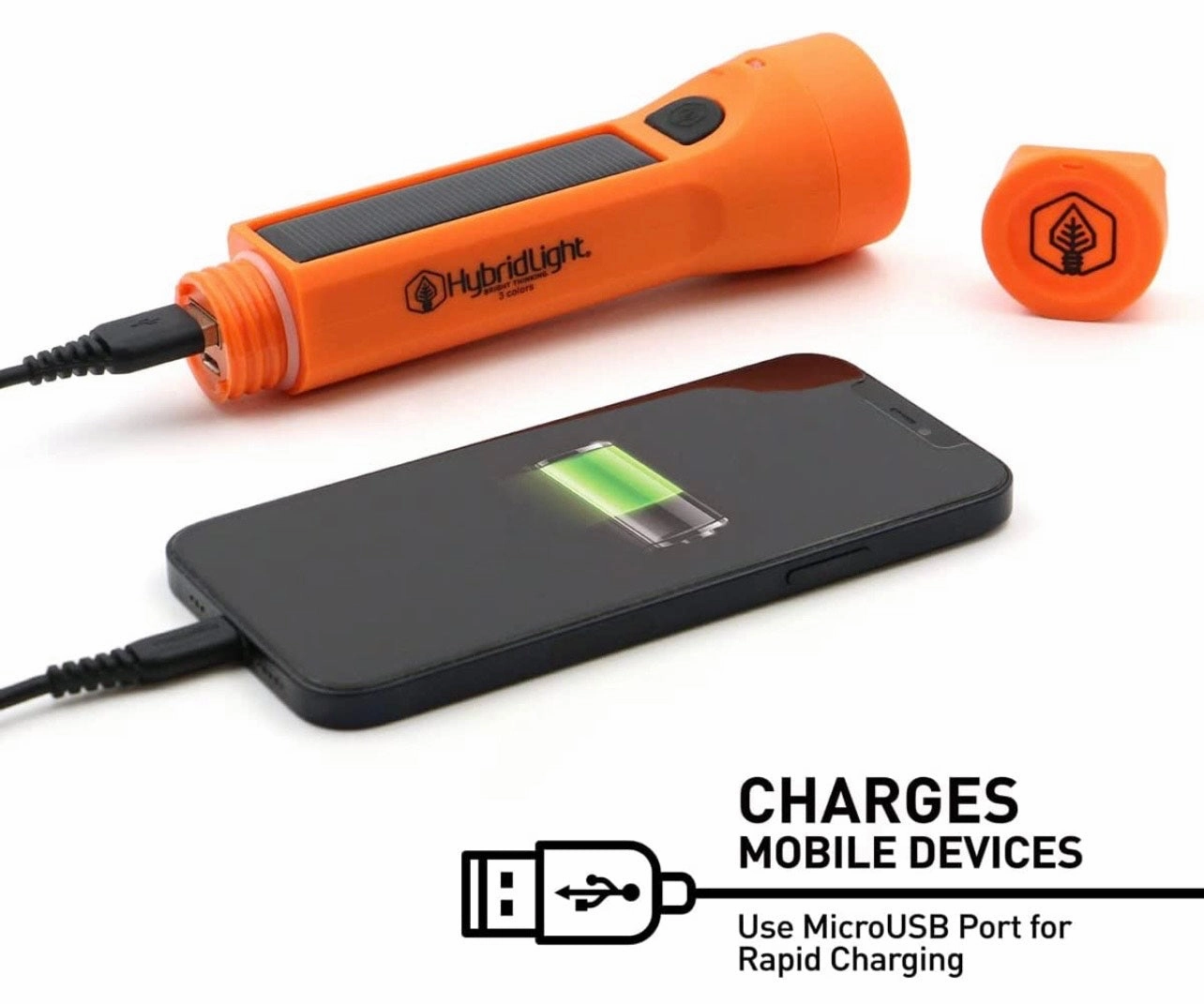 Hybrid Light Journey Seeker 300 Lumen Solar LED Flashlight & Charger