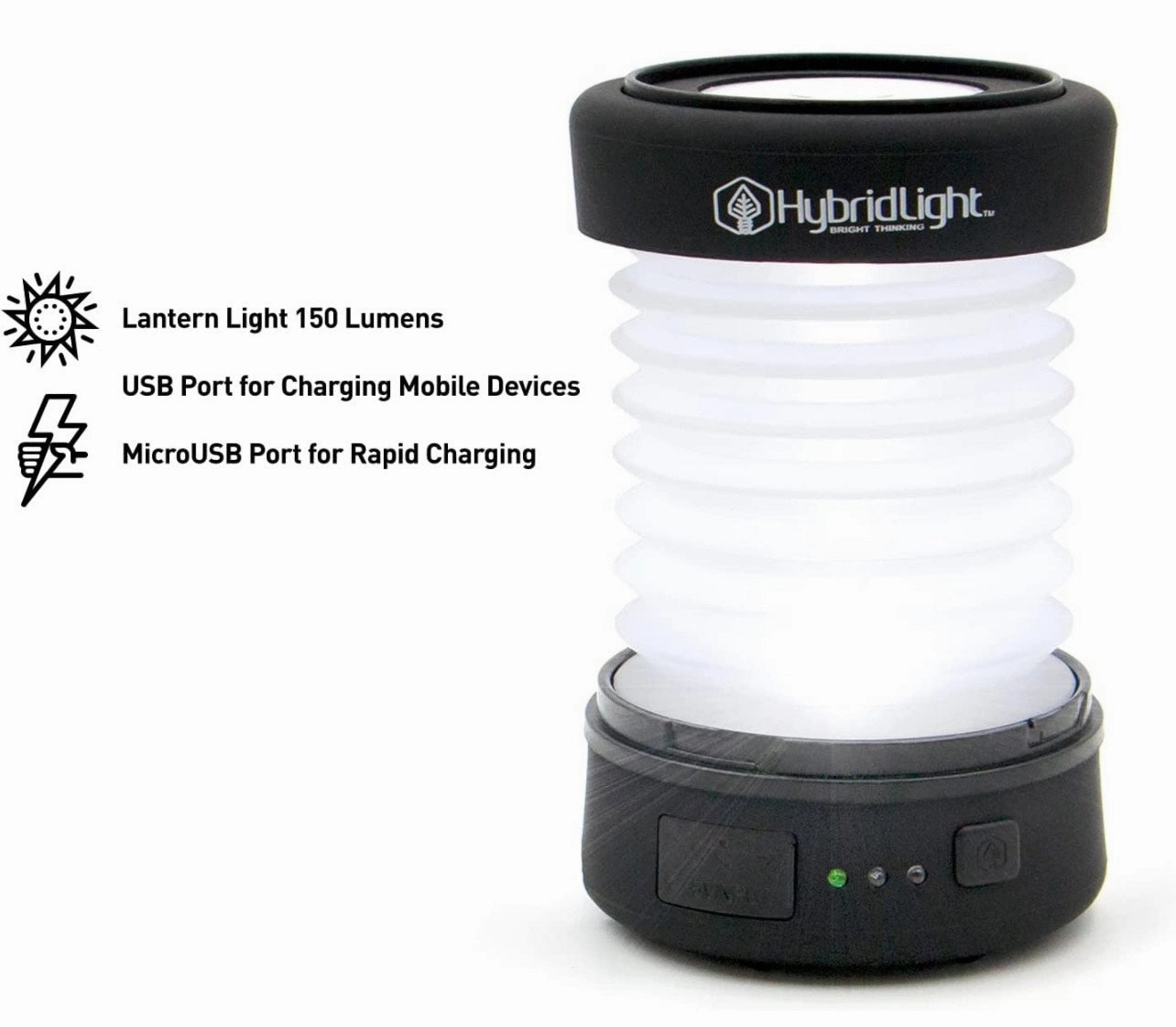 Hybrid Light PUC 150 Lumen Expandable Lantern & Charger