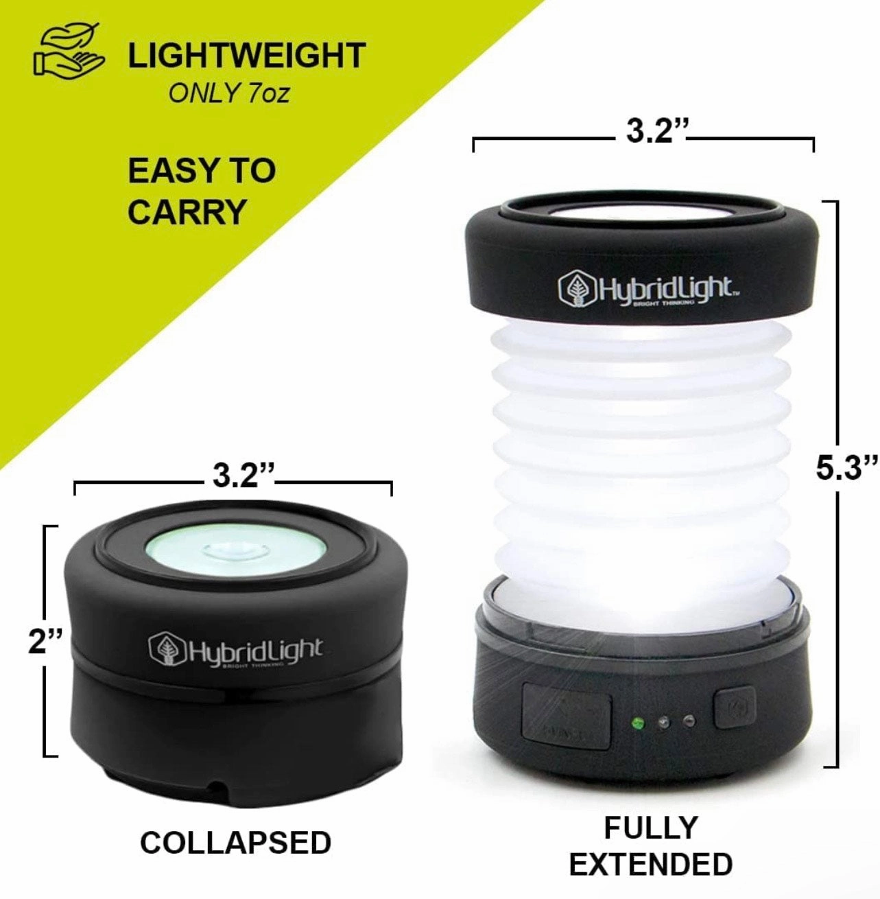 Hybrid Light PUC 150 Lumen Expandable Lantern & Charger
