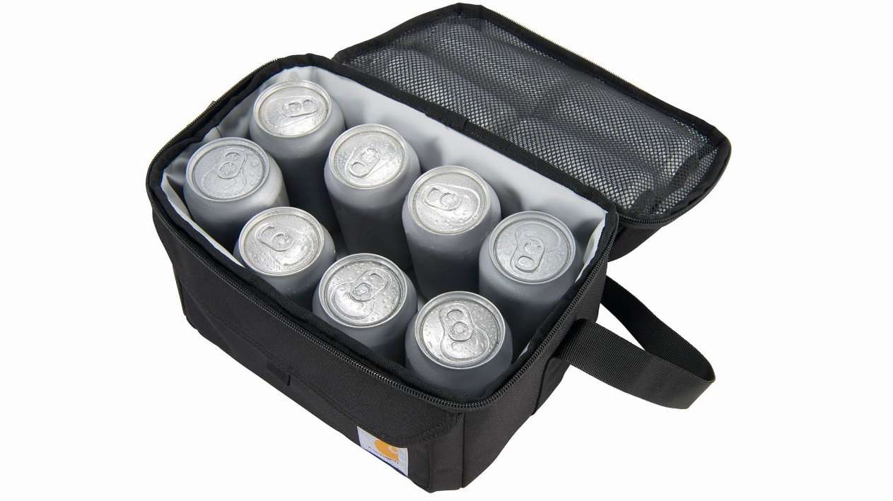 Insulated 12 Can Two Compartment Lunch Cooler