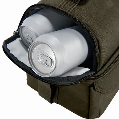 Insulated 12 Can Two Compartment Lunch Cooler