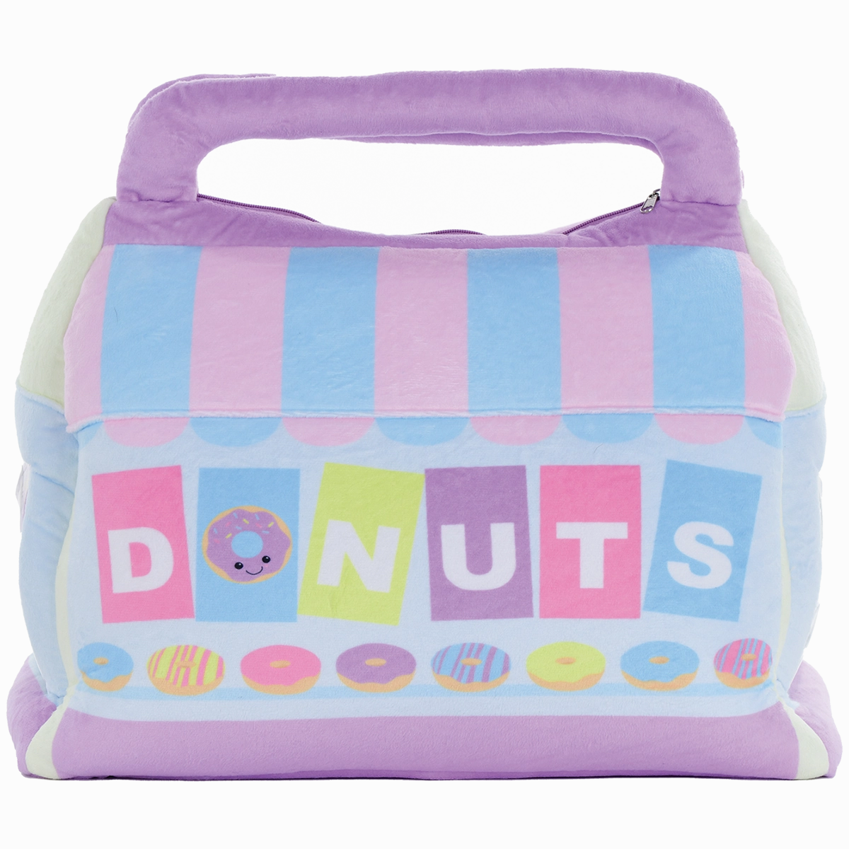 iScream Box of Donuts Packaging Fleece Plush