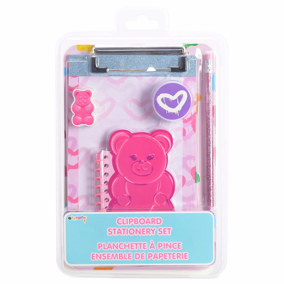iScream Clipboard Stationery Set