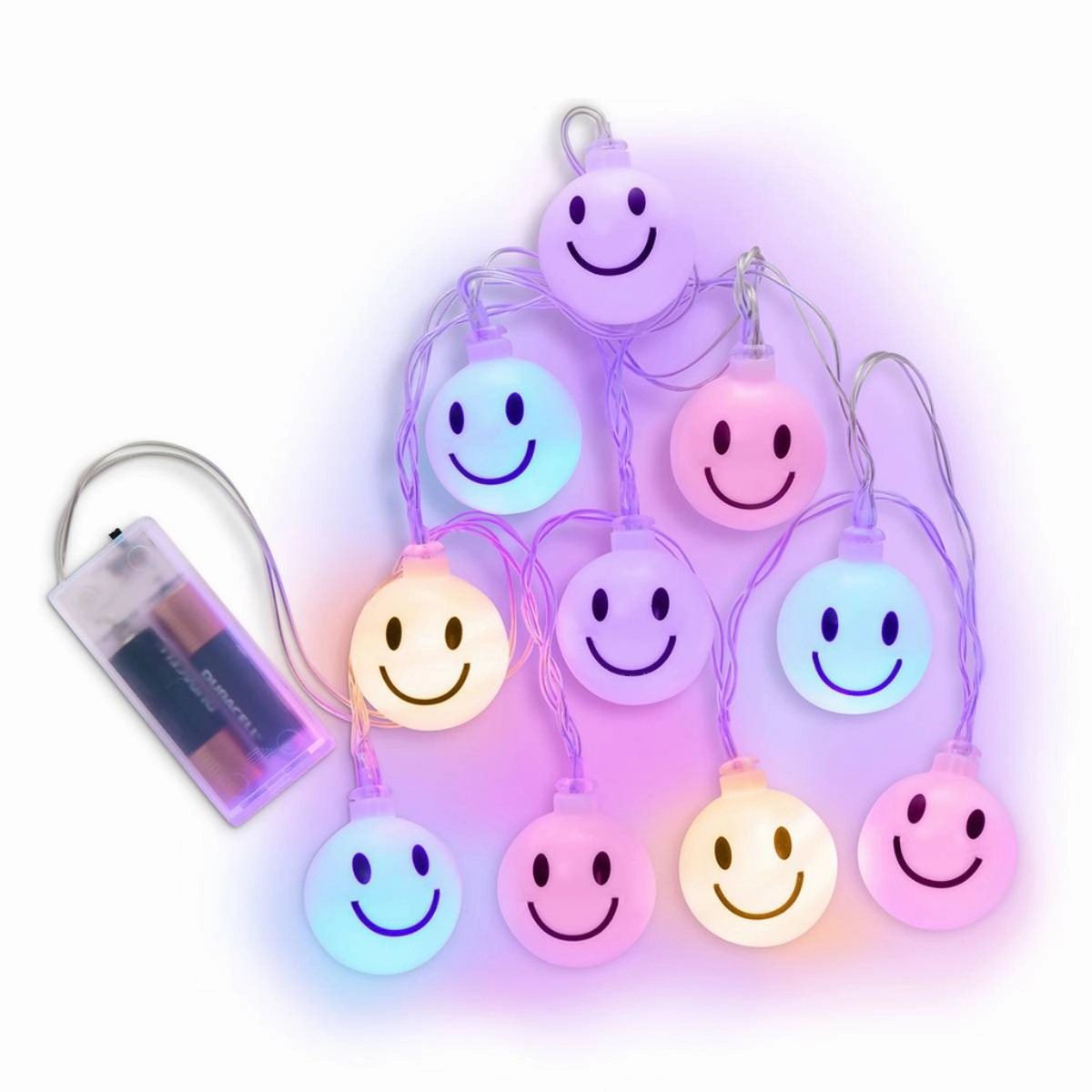 iScream Happy Face String Lights
