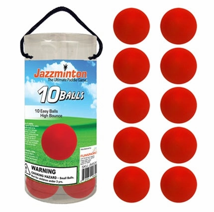 Jazzminton Paddleballs -10 Pack
