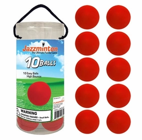 Jazzminton Paddleballs -10 Pack