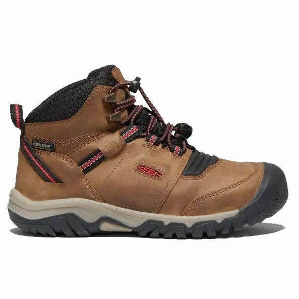 KEEN Big Kids' Ridge Flex Mid Waterproof Hiking Boot