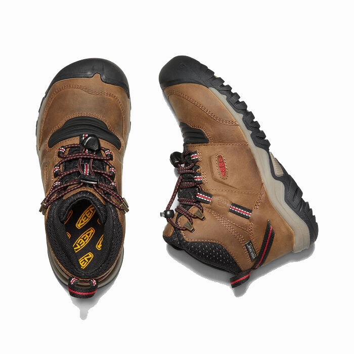 KEEN Big Kids' Ridge Flex Mid Waterproof Hiking Boot