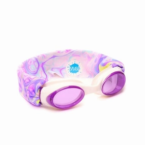Kids Pastel Swirl Swim Goggles