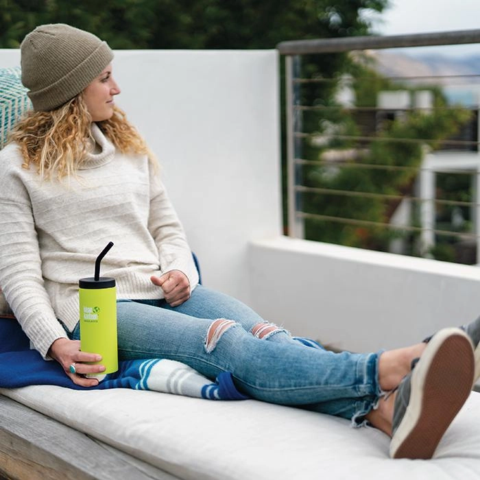 Klean Kanteen Insulated TK Wide with Caf Cap 473ml - Brushed Steel