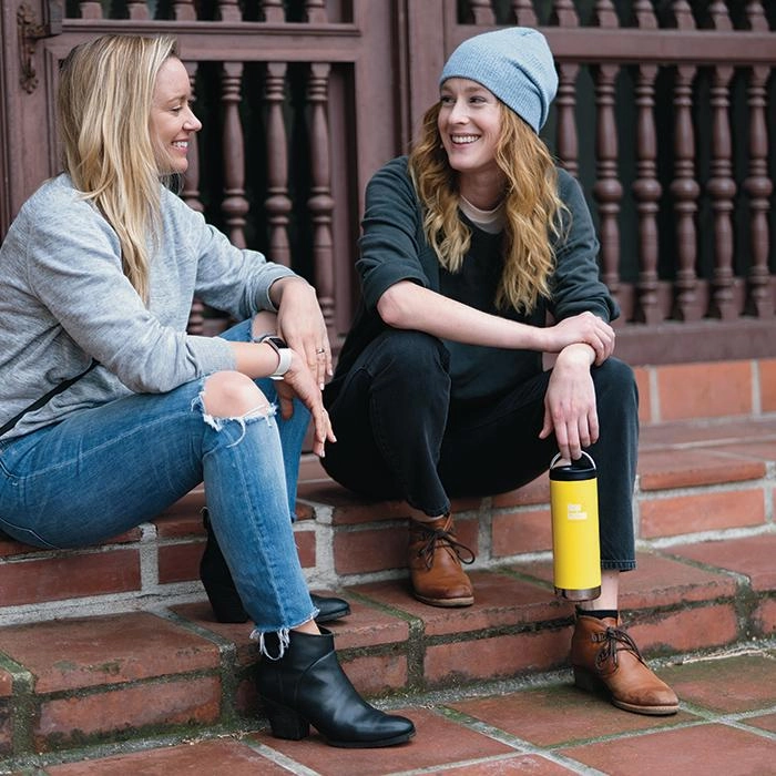 Klean Kanteen Insulated TK Wide with Caf Cap 473ml - Brushed Steel