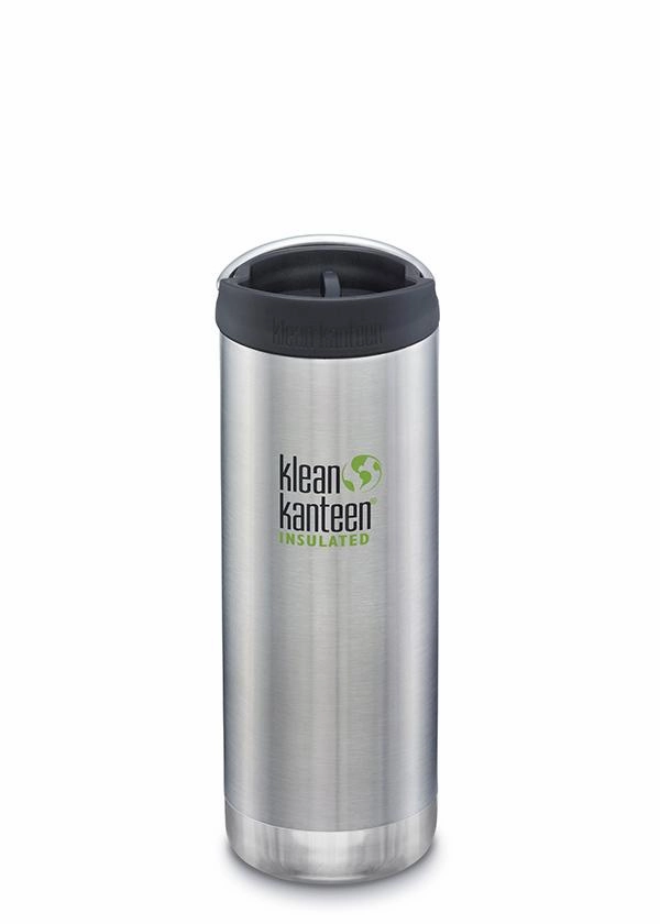 Klean Kanteen Insulated TK Wide with Caf Cap 473ml - Brushed Steel