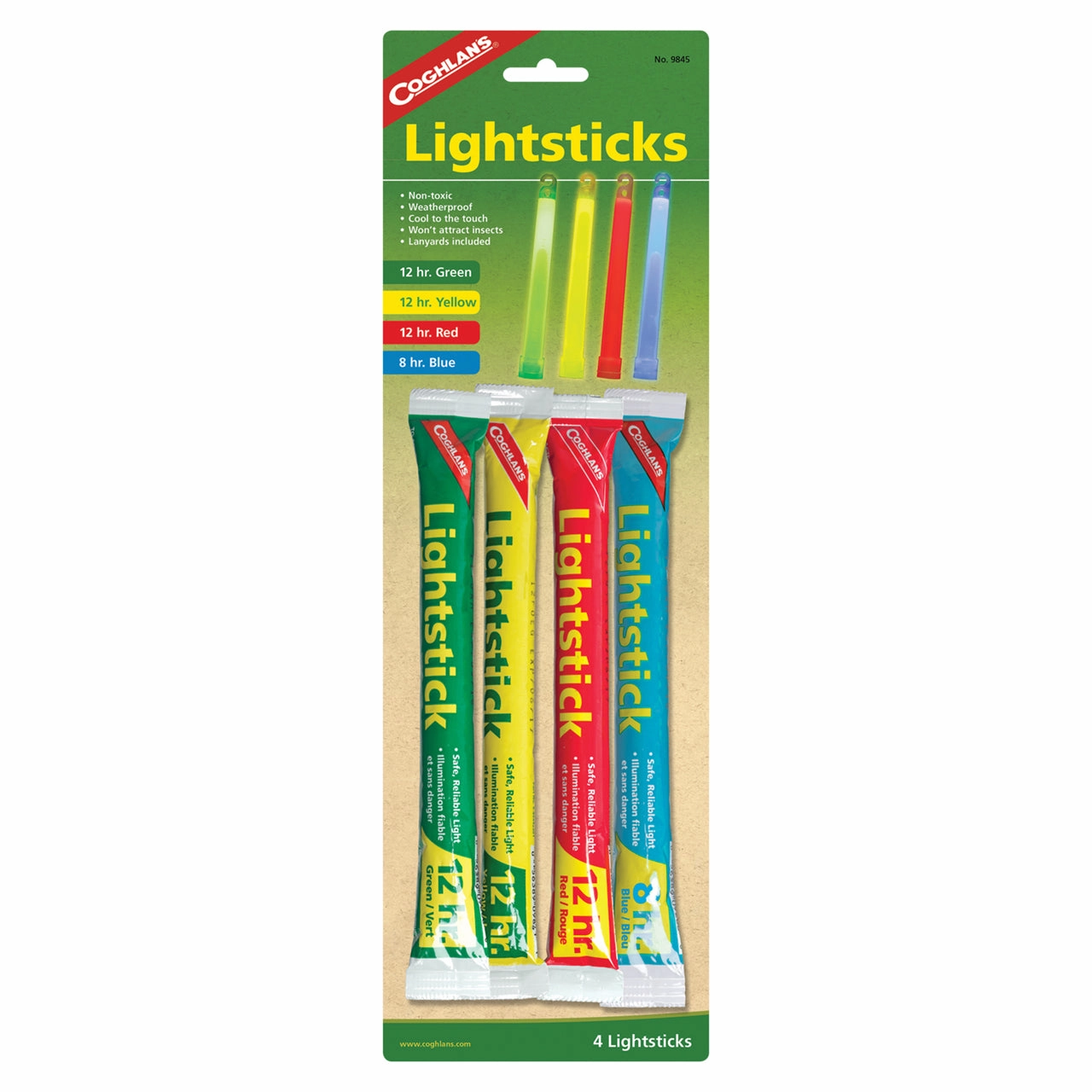 Light Sticks - 4 Pack - Assorted
