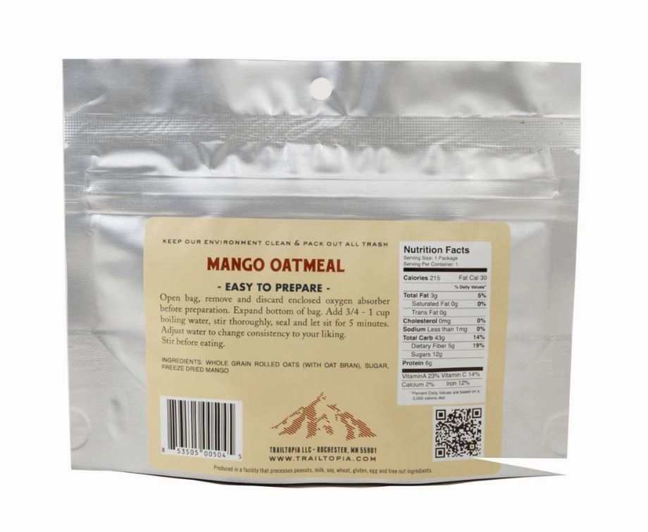 Mango Oatmeal