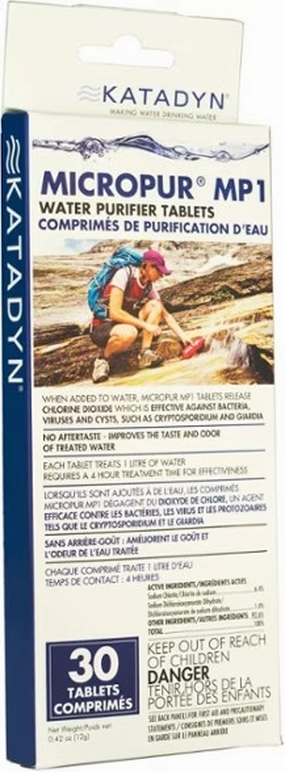 Micropur MP1 Purification Tablet - 30pk