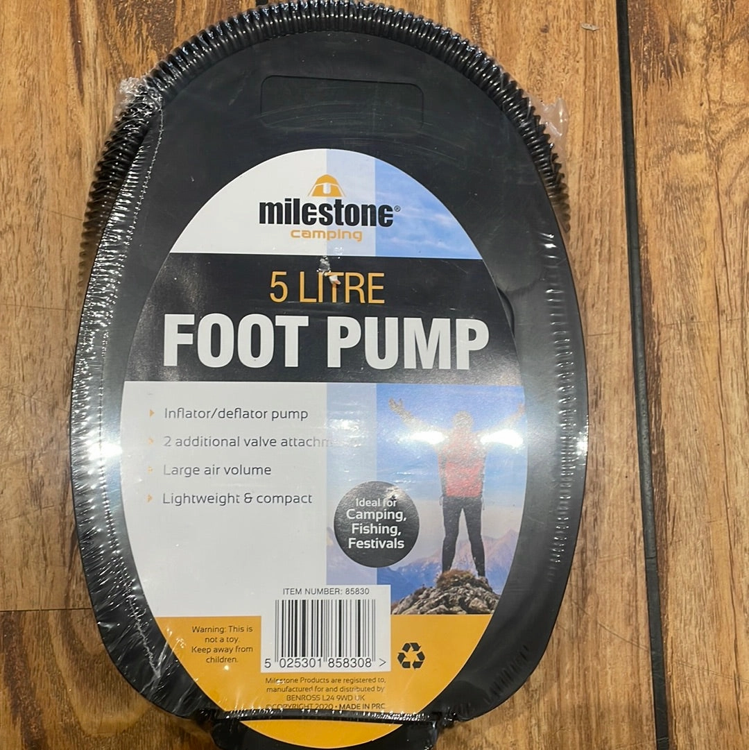 Milestone 5L Footpump