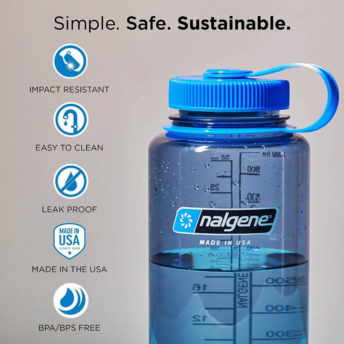 Nalgene Wide Mouth 32oz Water Bottle