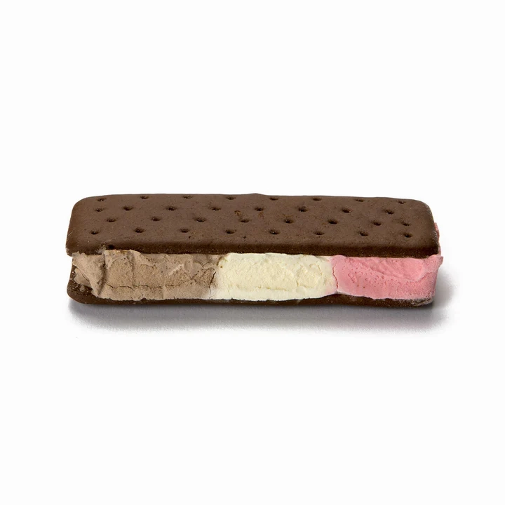 Neapolitan Ice Cream Sandwich