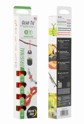 Nite Ize Gear Tie Assorted 8-Pack