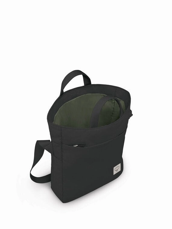 Osprey Arcane Cross Body 12 Ltr Tote Bag, Stonewash Black