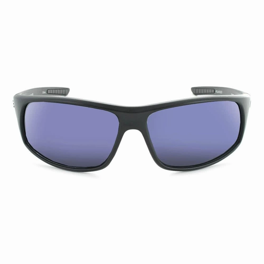 Outdoor Optic-Nerve Rapid Matte Black W / Polarized Smoke Blue Mirror