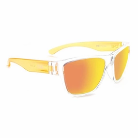 Outdoor Optic-Nerve Tag Crystal with Orange w/ Polarized Smoke Red Zaio
