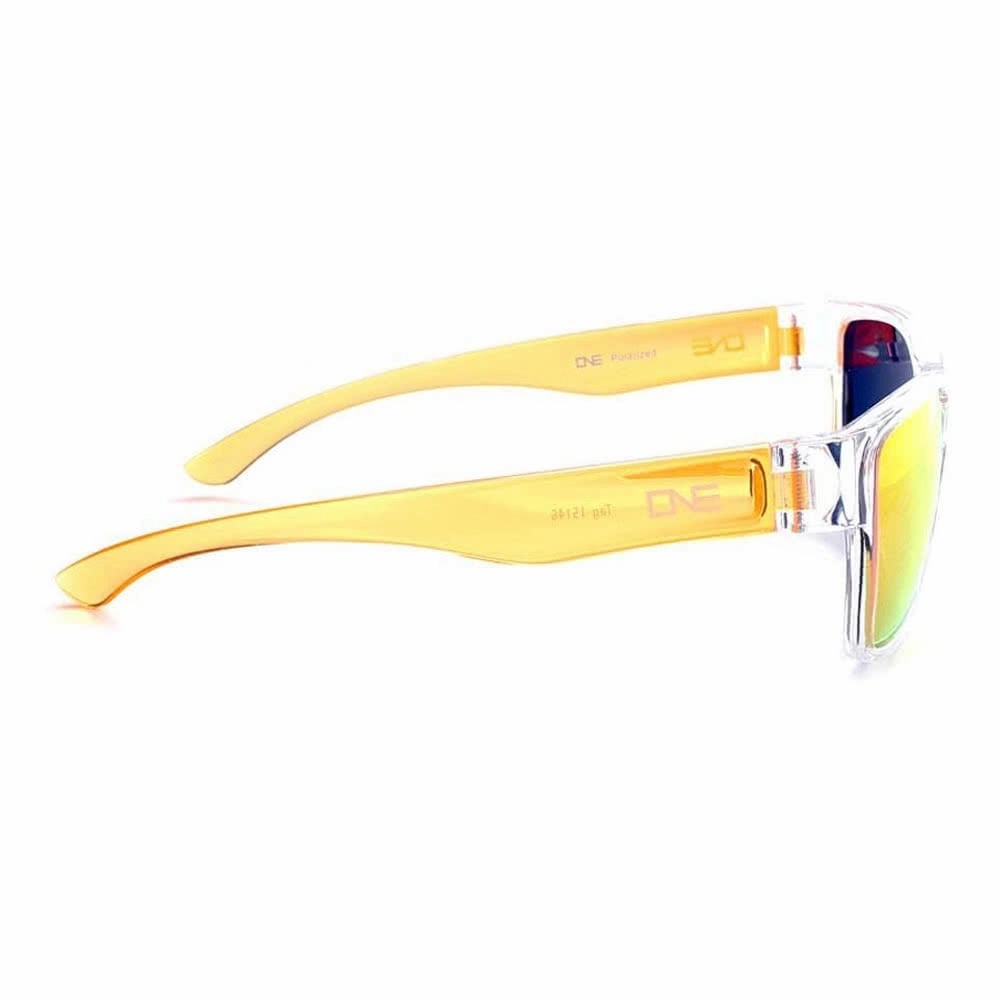 Outdoor Optic-Nerve Tag Crystal with Orange w/ Polarized Smoke Red Zaio