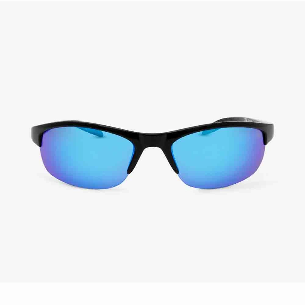 Outdoor Optic-Nerve 偏光太陽鏡 Alpine Shiny Black Polarized Smoke W/Blue Mirror