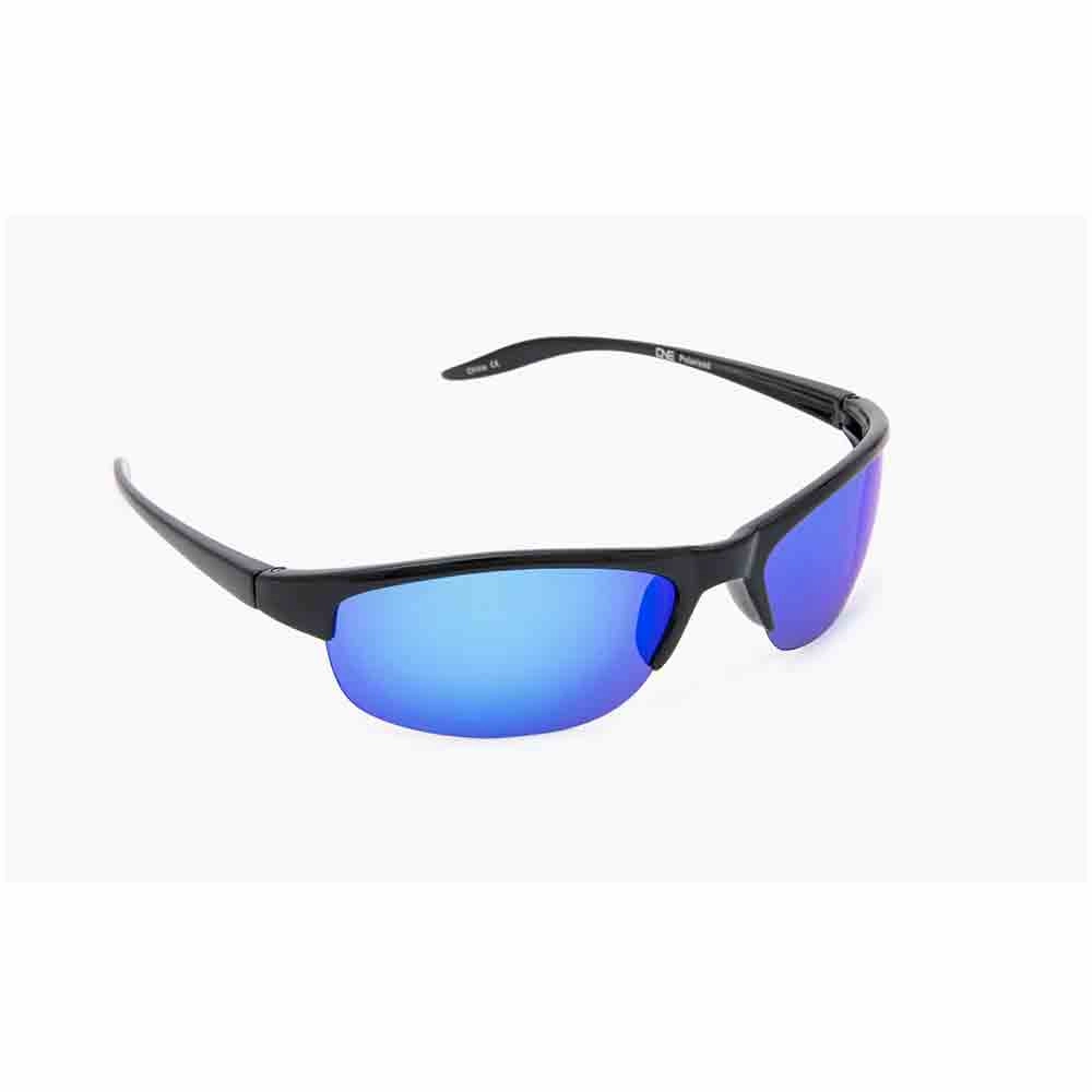 Outdoor Optic-Nerve 偏光太陽鏡 Alpine Shiny Black Polarized Smoke W/Blue Mirror