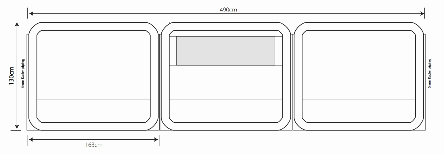Outdoor Revolution Oxygen 3 Panel Windbreak