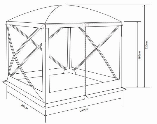 Outdoor Revolution Screenhouse 4 DLX