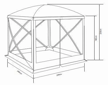 Outdoor Revolution Screenhouse 4