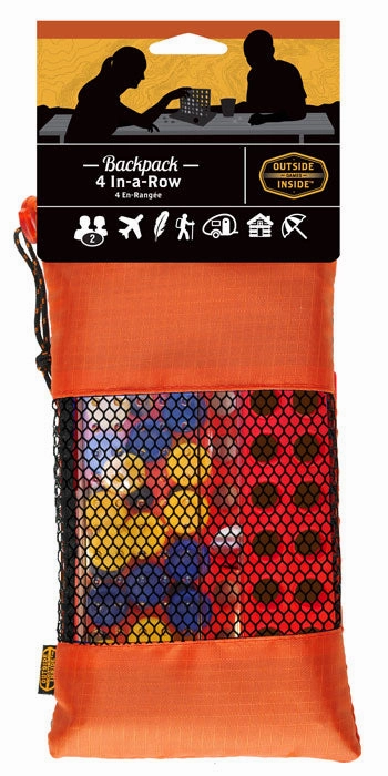 Outside Inside Backpack 4-in-a-Row Game