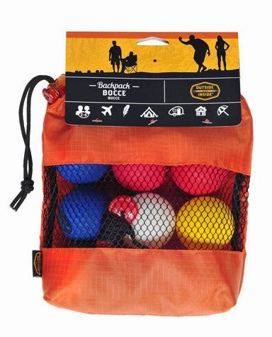 Outside Inside Backpack Bocce Ball Set